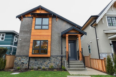 Trendy exterior home photo in Vancouver