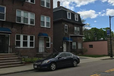 Example of an exterior home design in Boston