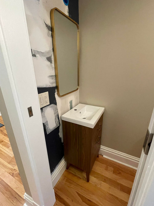 Free Standing Vanity and Baseboard