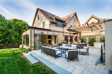 Inspiration for a modern patio remodel in DC Metro