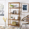 Shem 4 Tier Etagere/ Bookcase Brown