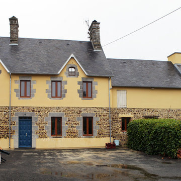 Ravalement de façades à Ouville (50210).