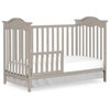 Dream On Me Bella Rose Classic Convertible Crib in Gold Dust