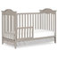 Dream On Me Bella Rose Classic Convertible Crib in Gold Dust
