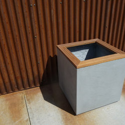 large concrete cube planters - Outdoor Products