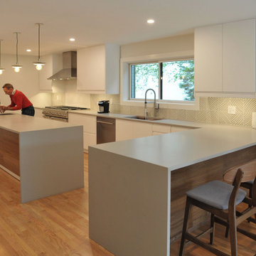 Renovated and Expanded Kitchen