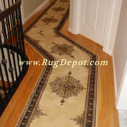 Infinity Medallion Ivory - Area Rugs