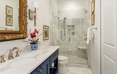 Guest Bathroom Gets a Luxe Hotel Feel