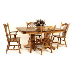 clip corner table; royal harvest side chairs - Furniture