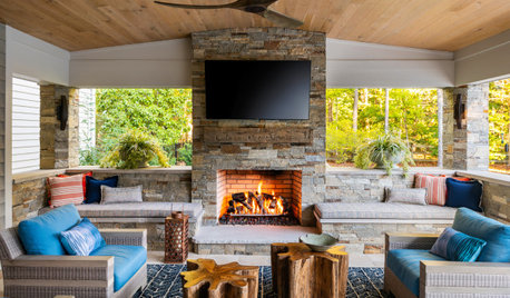Before and After: 5 Inviting Porches With Fireplaces