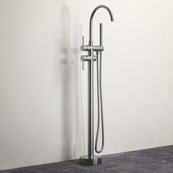 LUSSO LUXE SERIES FLOOR STANDING BATH SHOWER MIXER TAP BRUSHED STAINLESS - Products