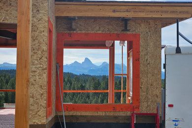 Transitional exterior home idea in Other