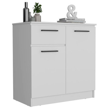 DEPOT E-SHOP Orleans Dresser with 2-Door Cabinets and Drawer