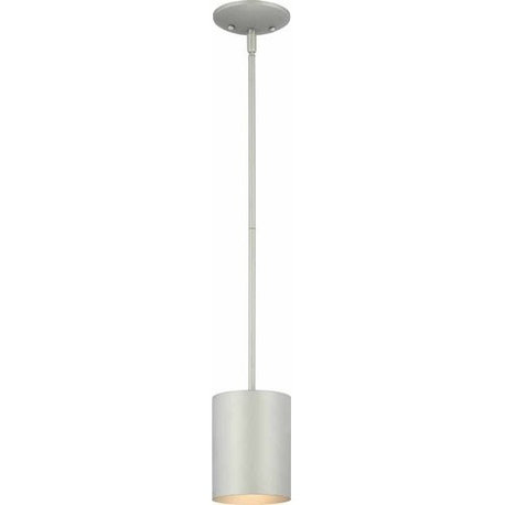 Volume Lighting V9605 1 Light 5"W Outdoor Mini Pendant - Silver Grey