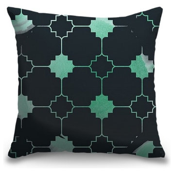 "Blue Grid" Pillow 20"x20"