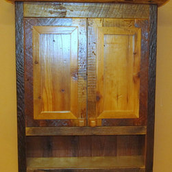 Reclaimed Barn Wood Bathroom - Bathroom Cabinets