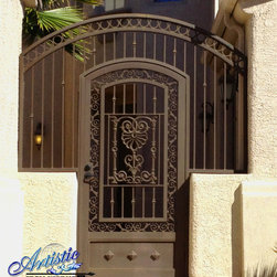 Greco Courtyard Entryway - Front Doors