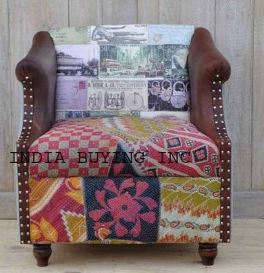 Industrial leather and canvas furniture from India buying inc