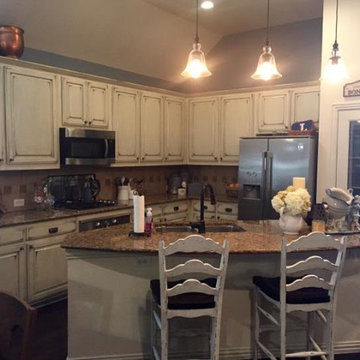 Distressed Kitchen Cabinets
