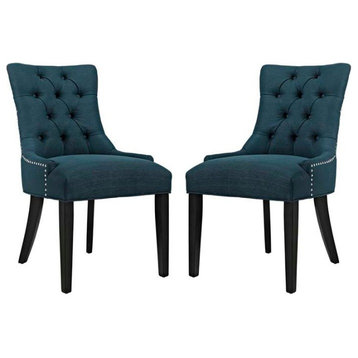 Regent Set of 2 Fabric Dining Side Chairs