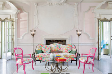 Living room photo in Orange County
