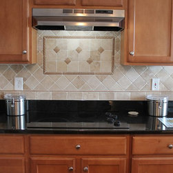 Tumbled Marble Backsplash - Wall And Floor Tile