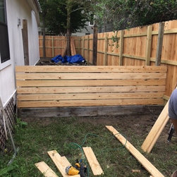 Wood Cottage Fence - Horizontal - Home Fencing And Gates