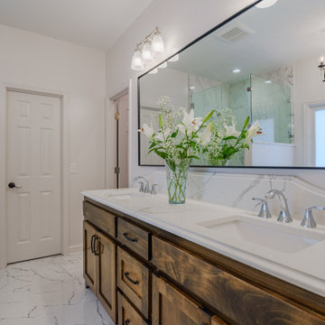 Lake House master bathroom renovation details