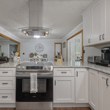 Shaker White Kitchen Remodel Aberdeen, NC