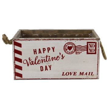 Home & Garden Love Mail Wood Planter Valentine's Day  Love Xoxo