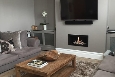 Inspiration for a contemporary living room in London.