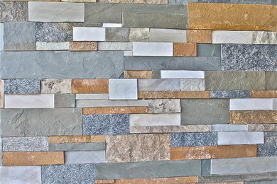 Example of a trendy living room design in Salt Lake City