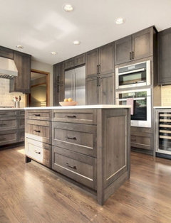 Awesome Driftwood Finish Kitchen Cabinets With Images