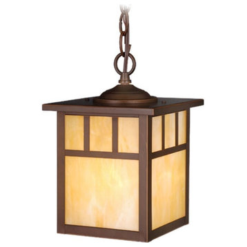 Mission 7-in Outdoor Pendant Burnished Bronze