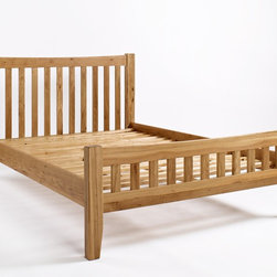Westbury Reclaimed Oak Bed - Lit Adulte