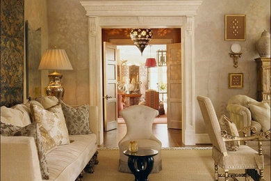 Elegant living room photo in DC Metro
