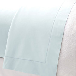 Lia Pearl Blue Flat Sheet - Flat Sheets