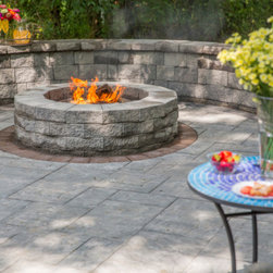 Pre-Packaged Pyzique Round Fire Pit - Fire Pits