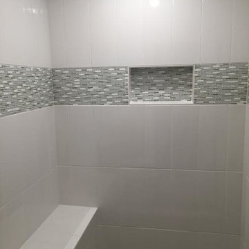 Transitional Bathroom Tile Remodel