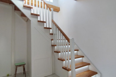 Источник вдохновения для домашнего уюта: лестница в скандинавском стиле