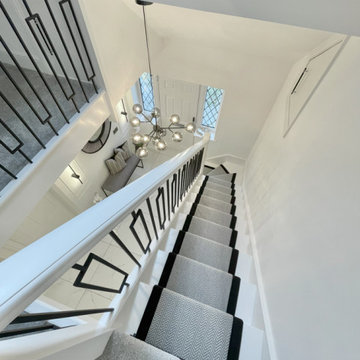 Black & White Luxury Hallway Entrance