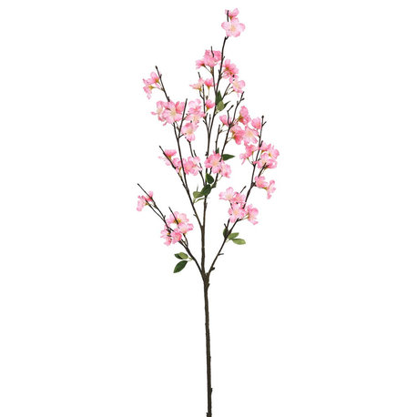 Vickerman 40'' Artificial Pink Cherry Blossom Spray, 3 per Pack