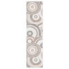 Safavieh Cabana Cbn382F Floral Country Rug, Gray and Ivory, 9'0"x12'0"