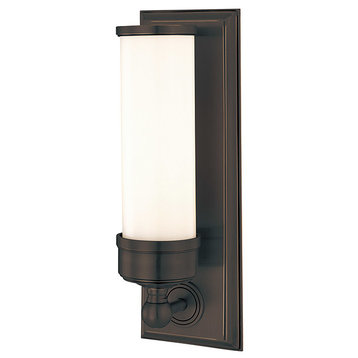 Hudson Valley Everett 1 Light Bath Bracket in Old Bronze