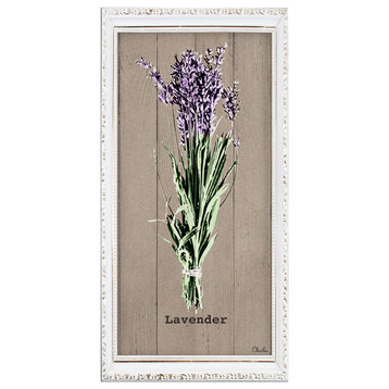 Lavender Wrapped Canvas Botanical Kitchen Wall Art