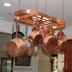 Copper pot racks - Pot Racks And Accessories