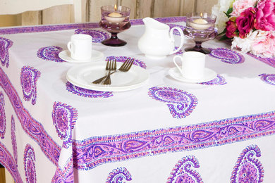 Purple Tablec Linens