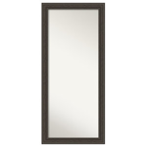 Floor Leaner Full Length Mirror In, Black Leaning Floor Mirror