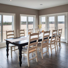 big window in dining room