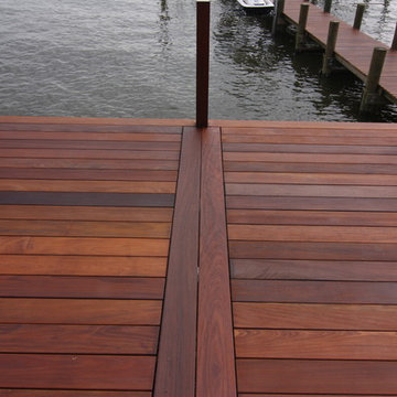 Ipe Deck with Custom Tempered glass Railings